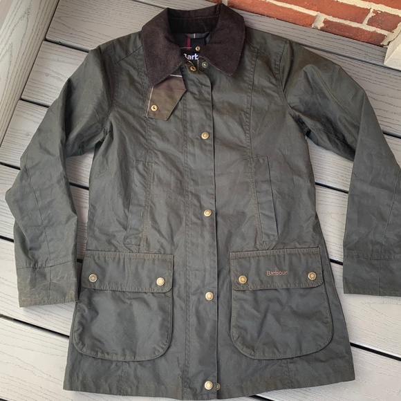 Barbour Fiddich Waxed Cotton Coat - Picture 3 of 15